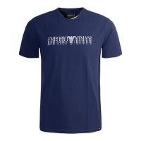 ราคา เสื้อยืดคุณภาพดี Emporio Armani Armani Ea เสื้อยืดลําลองสําหรับผู้ชายแขนสั้นคอกลมพิมพ์ลาย 3Z1T92 1J0Az เสื้อยืดผู้ชาย เสื้อยืดผู้หญิง (20225063822)