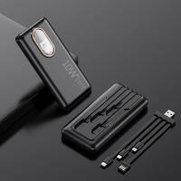 ราคา I ANGEL แบตสำรอง Power Bank 20000 mAh รุ่นQ10 มีสายในตัว4ห้ว พักง่าย สะดวกสุด powerbankCharger for Samsung iPhone (21301478891)