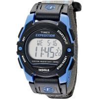 ราคา Timex Expedition Digital Chrono Alarm Timer 33mm Watch Blue Black (17139401609)