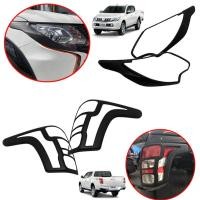 ราคา ครอบไฟหน้า ครอบไฟท้าย ดำด้าน รุ่น มิตซูบิชิ ไทรทัน MITSUBISHI TRITON L200 2015 2018 4 ชิ้น (1276010312)