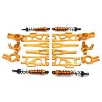 ราคา Wltoys 1 12 12402 A 12409 12402 RC Car Upgrade Spare Parts Metal C Seat Steering Cup Front Rear Shock Absorber Swing Arm (15036111987)