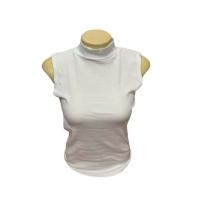 ราคา เสื้อคอเต่าแขนกุด เต็มตัว ผ้าร่อง เสื้อยืดคอเต่าแขนกุด เต็มตัว สีพื้น (20632830454)