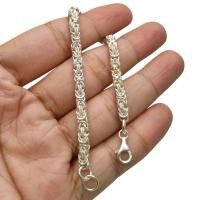 ราคา สร้อยข้อมือ เงินแท้ 92 5 งานแฮนด์เมด ขึ้นมือ ลายบาหลี ตีเกลียว หน้าสร้อยกว้าง 5 มิล หนัก 12 8 กรัม ใส่ไม่ซ้ำใครแน่นอนครับ (19103497310)