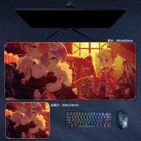 ราคา Anime Re Zero แผ่นรองเมาส์ขนาดใหญ่ Rem Emilia Ram Beatrice แผ่นรองเมาส์คอมพิวเตอร์แล็ปท็อป อุปกรณ์เกมคอมพิวเตอร์ แผ่นรองโต๊ะ (19109643116)