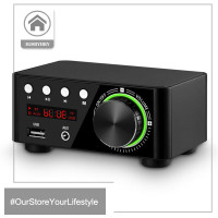 ราคา HITN Bluetooth 5 0เครื่องขยายเสียง USB MINI Music Player STEREO Home CAR AUDIO AMP (20679960805)