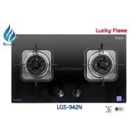 ราคา เตาแก๊ส Lucky Flame เตาแก๊สแบบฝัง รุ่น LGS 942N หน้ากระจกนิรภัย (10156341010)