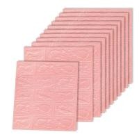 ราคา สติกเกอร์ติดผนังสามมิติ3D วอลเปเปอร์มีกาวในตัวสติกเกอร์ตกแต่งกันการชน10ชิ้น (21170849626)