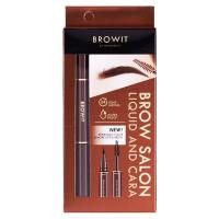 ราคา Browit Brow Salon Liquid And Cara 1ml 3 5g เขียนคิ้วปากกาหัวเมจิก และ มาสคาร่าคิ้ว ในแท่งเดียว (20404248513)