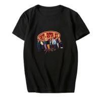 ราคา Stray Kids t Shirt SKZ replay t shirt Cotton Premium Quality Kpop Fans tees (17818121541)