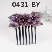 ราคา Crystal silk yarn comb inserted comb Adult Lady simple hair accessories (14725690185)