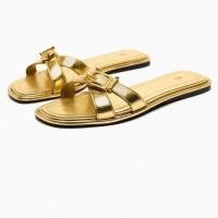 ราคา Senior รู้สึกรองเท้าแตะแบบหนีบด้านนอกผู้หญิงสวมใส่ฤดูร้อน2022ใหม่ Coach Pinch แบนลื่น Herringbone ที่ใช้บ้านเป็น Cool เลื่อน (19652714346)