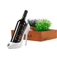 ราคา High Heel Shoe Wine Bottle Holder Stylish Rack Gift Basket Accessories for Home Red Shoe Wine Rack Creative Bottle Holder (20107328117)