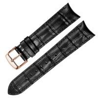 ราคา นาฬิกาหนังโค้งพร้อมสายนาฬิกา Rossini IWC Tissot Longines 19 20 21 22mm สายหนังสีน้ำเงิน (19547083571)