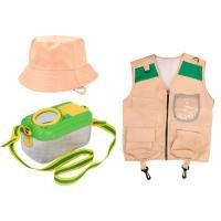 ราคา Miracle Shining 3Pcs Outdoor Adventure Kits Vest Hat for Toddlers Paleontologist Zoo Keeper (20772321060)