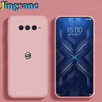 ราคา Jingsanc เคสโทรศัพท์สำหรับ Black Shark 4 4 Proเคสซิลิโคนเหลวนิ่มขอบตรงทรงสี่เหลี่ยมแฟชั่นป้องกันกล้องกันกระแทกด้านหลัง (7889262836)