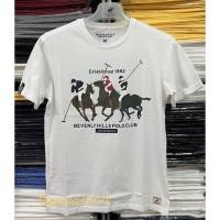 ราคา เสื้อยืดพรีเมี่ยมสินค้าเฉพาะจุด พร้อมส่ง เสื้อยืด T shirt Beverly Hills Polo Club ของแท้100 BHPC ราคาถูก ของแท้ (21120167667)