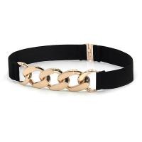 ราคา YECH เข็มขัดคาดเอวโลหะสีเงินยืดได้สำหรับผู้หญิงสายโซ่สีทอง (19756732160)