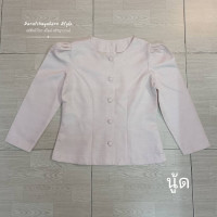 ราคา เสื้อไทยเรือนต้น ผ้าไหมลาว แมชใส่กระผ้าซิ่นหรือกางเกง ใส่งานบวช งานบุญ ออกอีเว้นท์ เป๊ะมากจ้า (18833355398)