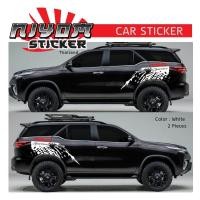 ราคา สติ๊กเกอร์ข้างรถโตโยต้า ฟอร์จูนเนอร์ สติ๊กเกอร์ติดรถ สติ๊กเกอร์แต่งข้างตรงรุ่น ฟอร์จูนเนอร์ สติ๊กเกอร์แต่ง TOYOTA FORTUNER (985600484)