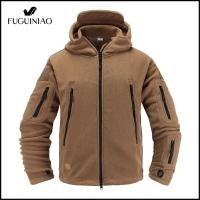 ราคา Fuguiniao Outdoor Fleece Softshell Jacket ทหารยุทธวิธี Man Casual Hooded Jacket Outerwear Coat Army Clothes (16948045280)