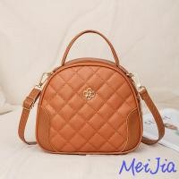 ราคา แฟชั่นลายสก๊อตเลื่อมกระเป๋าสำหรับผู้หญิงใหม่อเนกประสงค์สุภาพสตรีกระเป๋าถือไหล่ปักกระเป๋ากลมเล็ก (12160486421)