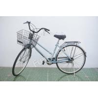 ราคา จักรยานแม่บ้านญี่ปุ่น ล้อ 26 นิ้ว มีเกียร์ อลูมิเนียม สีฟ้า จักรยานมือสอง (20978523517)