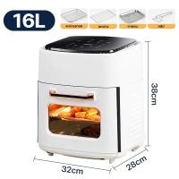 ราคา KaiS Airfryer หม้อทอดไร้น้ำมัน หม้อทอดอากาศ หม้อทอดไร้มัน2023 หม้อทอดไร้มัน otto หท้อทอดไร้มัน หม้อทอกไร้มัน ความจุ 4 16ลิตร การควบคุมอุณหภูมิ (21079415486)