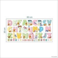 ราคา Winnie The Pooh 26 Letters Home Decor Height Measure Wall Stickers DIY Alphabet Mural For Kids Rooms Bedroom School Decal (18564963176)