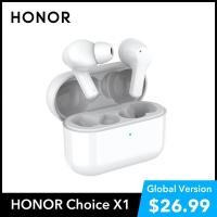 ราคา HONOR Choice X1 Wireless Earbuds TWS Earphone Bluetooth 5 0 Sports Headphones Waterproof Dual mic Noise Cancellation Headsets (14061172539)
