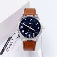 ราคา นาฬิกาผู้ชาย นาฬิกาข้อมือชาย สายหนัง OMQ แบรนด์แท้ กันน้ำ100 (18711296128)
