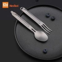 ราคา Xiaomi Nextoolกลางแจ้งไทเทเนียมส้อมช้อนทำอาหารไทเทเนียมช้อนบนโต๊ะอาหารมีดSporkชุดแบบพกพาสำหรับตั้งแคมป์ปิกนิก (14679393202)