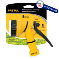 ราคา 22765 หัวฉีดน้ำพลาสติก ปรับการฉีดพ่นได้ 5 ระดับ PRETUL สินค้าเเท้รับประกันจากผุ้เเทนจำหน่าย พร้อมจัดส่ง (7617752929)