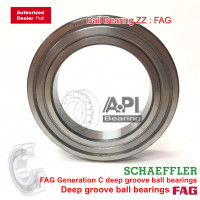 ราคา FAG 6318ZZ อะไหล่ แท้ OEM pack ตลับลูกปืนเม็ดกลมร่องลึก DEEP GROOVE BALL BEARINGS ฝาเหล็ก 2 ข้าง (3899770165)