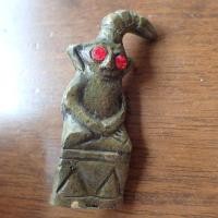 ราคา งั่ง พ่องั้งตาแดง เนื้อโลหะอาถรรพ์หล่อ พิมพ์โบราณสำหรับเขมรขนานแท้ ปลุกเสกโดยหลวงปู่น้อย วัดป่าดอนประดู่ (19610700204)