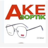 ราคา Akesoptik กรอบแว่นLevis 8850 53 18 145 ไทเทเนียม100 สำหรับตัดประกอบเลนส์สายตาทุกชนิด หน้าแว่นกล้ง140mm (21387843547)