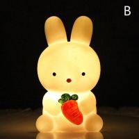 ราคา Xuyongming ไฟ LED กลางคืนกระต่ายไฟสำหรับบ้านโคมไฟตกแต่งข้างเตียงห้องไฟกลางคืนเด็ก (20617753671)