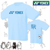 ราคา YONEX เสื้อแบดมินตันเสื้อยืดรูปแบดมินตันใหม่สำหรับฤดูใบไม้ผลิ ฤดูร้อน2023เสื้อยืดรูปแบดมินตันคู่ชายและหญิงเสื้อแข่งแบดมินตันเสื้อ Tournmanet (20133176131)