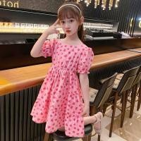 ราคา ชุดเดรสลายดอกไม้เดรสชีฟองแขนสั้นใหม่สำหรับฤดูร้อนเด็กผู้หญิงเด็กน้อย2023ชุดลำลองยาวปานกลางชุดเดรสยาวปานกลางสีชมพูสำหรับเด็กผู้หญิงเด็กน้อยใหญ่ (17803914168)