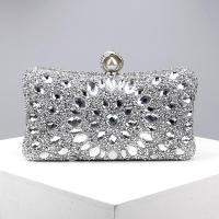 ราคา Elegant Diamond Shoulder Bag Stylish Diamond embellished Handbag Stylish Beaded Hand Clutch Glamorous Diamond Clutch For Parties Elegant Dress Evening Handbag Luxury Banquet Handbag Luxury Evening Han