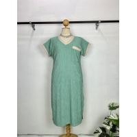 ราคา D05ชุดเดรสคอวีสาวอวบอ้วนพลัสไชต์ (21247047797)