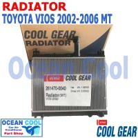 ราคา หม้อน้ำ วีออส ปี 2002 2006 เกียร์ ธรรมดา RD0041 Cool Gear 261470 0040 Radiator Toyota Vios MT Ocean cool โตโยต้า วีอ๊อส พ ศ 2545 ถึง 2549 อะไหล่ รถยนต์ 2002 2003 2004 2005 2006 (1056266041)