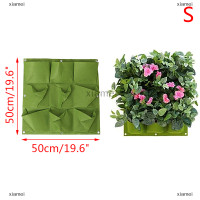 ราคา xiamei กระถางปลูกต้นไม้แนวตั้งสีเขียวกระถางต้นไม้แขวนผนัง (20265962658)