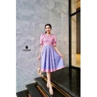 ราคา พร้อมส่ง S 4XL GANNIESHOP J3 dress เดรส ชุดเดรสลายไทย เดรสแขนตุ๊กตา ชุดไทยสาวอวบ เดรสพิมพ์ลายหัวใจ ชุดลายไทย เดรสลายไทย ชุดสาวอวบ ใส่ไปวัด ใส่ไปงานแต่ง (19285690495)