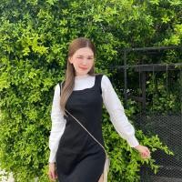 ราคา MesubShop เดรสไหมพรม แขนยาว แขนสั้น ผ้าไหมพรมนิ่มนุ่มมาก สายเกาต้องมี รุ่น เอี๊ยม เกาหลี gd E503A (14359062214)