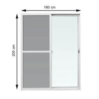 WINDOW ASIA ประตูบานเลื่อน อะลูมิเนียม S-S 200X205ซม. รุ่น F10
