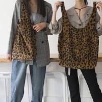 ราคา Feng Qi shop Corduroy Leopard Print Bag Ladies Shoulder Casual Tote Shopping Bag Large Capacity Handbags Totes Women (19802538538)