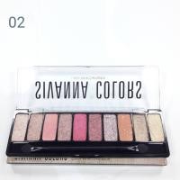 ราคา Sivanna Colors HF697 Luxury Velvet Eyeshadow 10สี ของแท้100 (14855502313)
