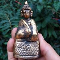 ราคา พระเชียงแสน เนื้อสัมฤทธิ์ พิมพ์ห่มคลุม ขนาด 4 นิ้ว (16972054823)
