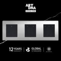 ราคา ART DNA รุ่น A77 ชุดสวิทซ์ Switch LED 1 GANG ชุดสวิทซ์ Switch LED 2 GANG ชุดสวิทซ์ Switch LED 3 GANG 2 Way สีดำ design switch สวิตซ์ไฟโมเดิร์น สวิตซ์ไฟสวยๆ ปลั๊กไฟสวยๆ (3221686339)