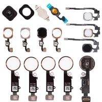 ราคา ปุ่มโฮมพร้อมสายดิ้นสำหรับ iPhone 6 6s 6 plus 6S PLUS ชุดปุ่ม Flex Home สีขาวสีดำ (436079826)